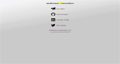 Desktop Screenshot of andersoninnovative.com